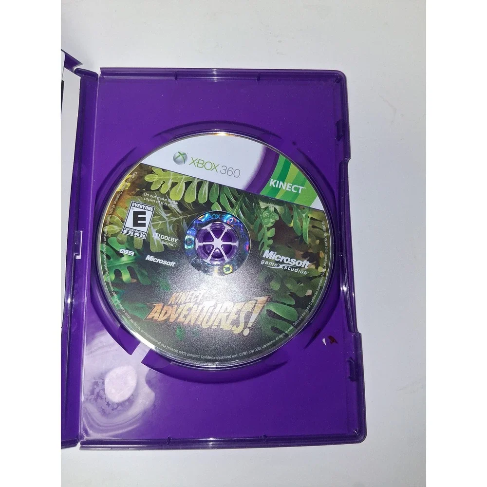 Kinect Adventures! Xbox 360 Game Complete in Box Microsoft Kids Family